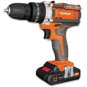 دریل پیچ گوشتی شارژی تیگران مدل TG3014 ظرفیت ۱۴ ولت اتوماتیک